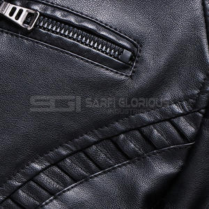 Vente en gros Oem Meilleure vente veste en cuir véritable 2025 veste en cuir pour hommes respirante de haute qualité 100% cuir véritable - Product Image 5