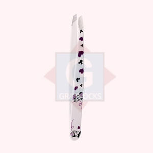 Custom Design <b>Painting</b> Tweezers Stainless Steel Grafted Eyebrow Removal Trimmer Tweezers - Product Image 3