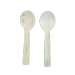 Couverts jetables biodégradables compostables écologiques de haute qualité pour les fêtes en feuille de palmier Desserts gelées de yaourt - Product Image 6