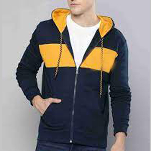 Veste à capuche personnalisée pour hommes Impression gaufrée Fermeture éclair merveilleuse de haute qualité pour l'hiver Échantillon gratuit disponible-Fabriqué au Bangladesh - Product Image 1