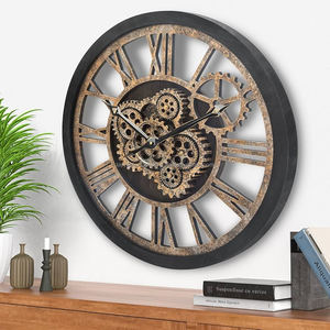 Relojes de Metal Tallados con Serigrafía, Decoración del Hogar, Arte de Pared de la India, Gran Venta - Product Image 4