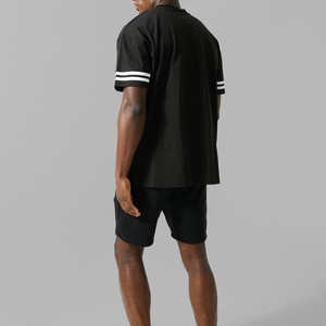 เสื้อยืดผู้ชายพิมพ์ลายสกรีนผ้าฝ้ายหนาใส่ได้ทั้งชายและหญิงเสื้อยืดลายกรดซักแล้วโอเวอร์ไซส์ - Product Image 2