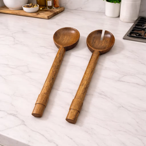 Fábrica de utensilios de cocina, cucharas de madera al por mayor, utensilios de cocina de madera OEM, utensilios de madera de marca privada - Product Image 1