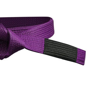 Cinturón BJJ Gi púrpura Premium 100% algodón personalizado con nombre bordado y logotipo diseño unisex cinturones Bjj Gi a los mejores precios - Product Image 3