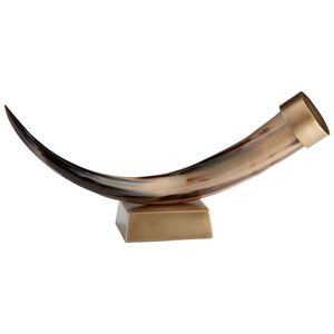 Sculpture en corne de taureau véritable, écologique, faite à la main, style américain, décoration de luxe pour la maison et le bureau - Product Image 2