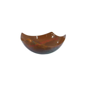 Cuenco de metal de latón personalizable de alta calidad con ilustraciones de flores, vajilla decorativa y vajilla a la venta - Product Image 5