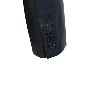 แจ็กเก็ตหนังวัวสำหรับผู้ชายเสื้อแจ็คเก็ตหนังแท้ระบายอากาศน้ำหนักเบาผลิตตามสั่ง - Product Image 3