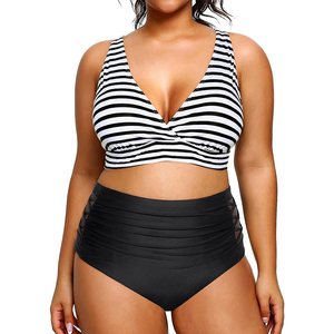 Ensemble de plage bikini écologique imprimé guépard pour femmes tissu sec respirant de haute qualité, prix de gros maillot de bain, OEM/ODM, - Product Image 3