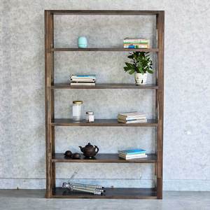 Estantería de Madera de Acacia de 6 Niveles KS68235 100x28x160cm, Perchero Elegante y Duradero para Mujer - Product Image 3