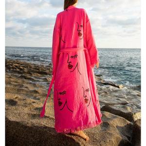 Kimono Largo para Mujer, Capa Exterior Versátil que Ofrece un Flujo Suave y un Atractivo Atemporal para la Moda Diaria Moderna - Product Image 2