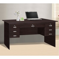 Table d'étude et de bureau en gros Essence JS-CD03 avec 7 tiroirs de rangement pour étudiants, en aggloméré et MDF