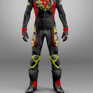 Mono de Motociclismo Denork para Hombre, de Cuero Vacuno/Canguro, Traje de Carreras, Nivel CE 2, Ropa de Motociclismo Perforada, Traje de Motocicleta de 1 Pieza - Product Image 2