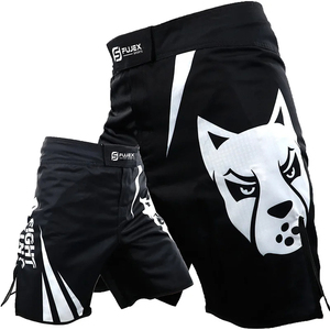 Shorts d'été en coton pour hommes, haute élasticité, respirants, séchage rapide, vêtements de sport personnalisés pour adultes, MMA, boxe, Muay Thai, arts martiaux - Product Image 4