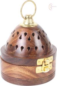 Quemador de Incienso de Madera Religioso de Primera Calidad con Diseño Artesanal 100% Natural y Duradero para Aromaterapia y Meditación - Product Image 2