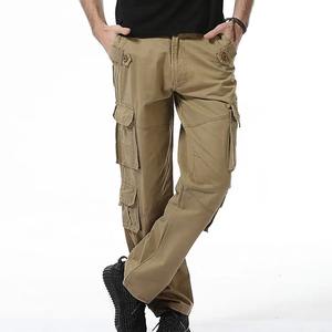 Pantalon cargo pour homme, arrivée hiver 2024, couleur personnalisée, grandes poches, taille élastique, Cordura, devant plat, bouton, séchage rapide - Product Image 2