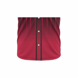 Conjunto de Jersey de béisbol de algodón de alta calidad bordado de botones completos uniformes sublimados personalizados técnicos impresos - Product Image 5