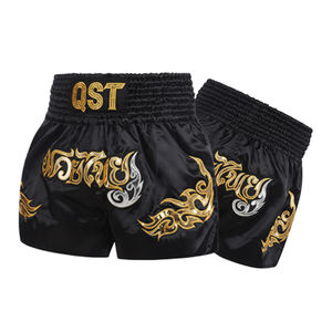 Pantalones Cortos de Boxeo Muay Thai Personalizados al por Mayor OEM - 100% Poliéster Transpirable y Ligero Unisex para Adultos - Product Image 1