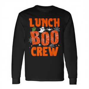 T-shirt a maniche lunghe Lunch Boo Crew, maglietta coordinata per costume di Halloween - Product Image 2