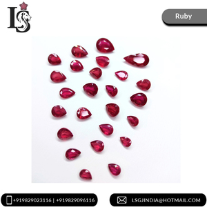 Tốt Nhất Ấn Độ Của Nhà Sản Xuất 6x4-9x11mm Tự Nhiên Màu Đỏ Máu Lê Cắt Ngọc Lục Bảo Vòng Cổ Lỏng Hình Bầu Dục Đá Quý Đồ Trang Sức Đồ Trang Sức Thế Giới - Product Image 6