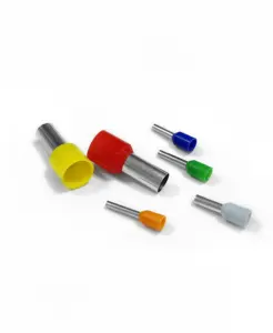 Multicolor sleeve tube type Terminal Crimp Connectors PVC sleeve Insulated Cord End terminal
