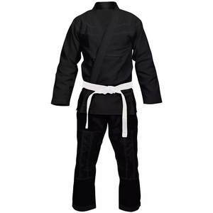 Jiu Jitsu GI Kimono MMM deportes de alta calidad brasileño BJJ-Jiu Jitsu chaqueta 100% algodón C logotipo personalizado impresión frontal - Product Image 4