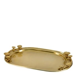 Bandeja de servicio de tendencia industrial, tamaño de forma personalizado, mango elegante, plato sostenible para fiesta en casa - Product Image 5