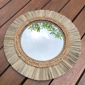 100% Natural Seagrass <b>Mirror</b> Decor <b>Mirror</b> <b>Wall</b> Hangings Home Decor <b>Wall</b> <b>Mirrors</b> Home Decor Modern Made in Vietnam Wholesale - Product Image 1