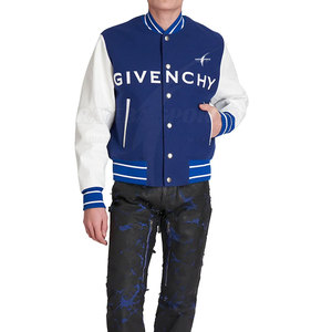 RAIEBA ENTERPRISES <b>Men's</b> Slim Fit Custom Logo Stand Collar Letterman Varsity Jacket 2026 Wool Breathable Best Seller Wholesale - Product Image 2