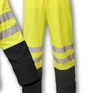 Ensemble veste et pantalon de sécurité réfléchissant respirant léger vêtements de travail imperméables pour uniforme de travail personnalisé d'atelier - Product Image 6