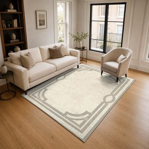 <b>RUGS</b> DEPOT LXDP-0508 Wholesale Multicolor Neutral Contemporary Geometric Digital Printed Machine Washable Chenille <b>Rug</b> <b>Non</b> <b>Slip</b> - Product Image 2