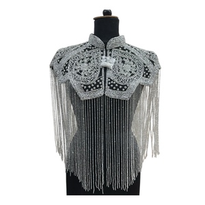 ผ้าคลุมไหล่ปักเลื่อมประดับลูกปัด ปี 2025 ผลิตจากผ้าฝ้าย 100% ราคาดีที่สุดจากอินเดีย - Product Image 1