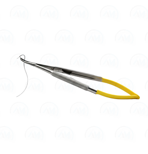 Portaagujas Micro Castroviejo Quirúrgico de Acero Inoxidable TC 5.5 Pulgadas - Product Image 3