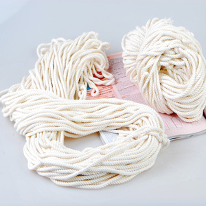 [Misoknit] Macrame Cord Soft TC 3mm 4mm 5mm Algodón de la más alta calidad 40% + Poly 60% Raw OE Technics Tejido a mano Superventas - Product Image 2