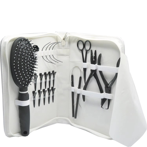 Professional <b>Tape</b> in Hair Extension & <b>Micro</b> Links Hair Extensions Tools Kit in White Color Custom Logo Hair Extension Tools - Product Image 6