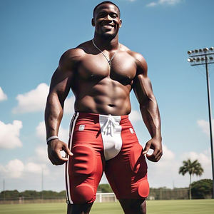 Pantalon de football américain avec logo d'équipe personnalisé Vêtements de sport professionnels Respirant Léger avec manches courtes Techniques imprimées - Product Image 1