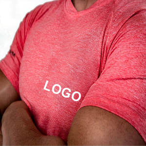 T-shirts pour hommes, performance sportive, entraînement, évacuation de l'humidité, séchage rapide, 100% coton, logo personnalisé, coupe ample, vêtements de sport en gros - Product Image 6