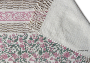 Magnifiquement conçu 100% fait à la main moyen Dhurri tapis fleur motif bordure tapis de travail pour la maison salon décor et utilisation de la voiture - Product Image 4