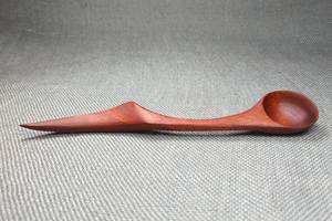 Ensemble de couverts en bois écologiques et durables faits à la main, avec options réutilisables et jetables, design unique, ustensiles naturels pour offrir en cadeau - Product Image 2