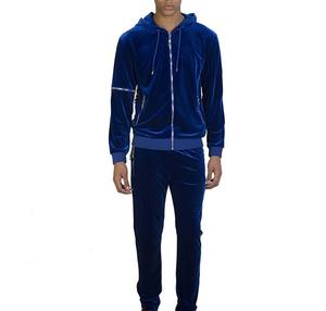 Diseño elegante Hombres Chándal de terciopelo ligero totalmente personalizado transpirable Venta caliente Chándal de terciopelo con calidad superior - Product Image 5