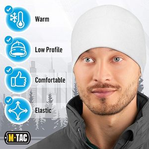 Bonnet d'hiver épais et chaud bonnet en laine doublée de polaire unisexe design tricoté doux parfait pour la randonnée, les voyages et les vêtements d'hiver décontractés - Product Image 6