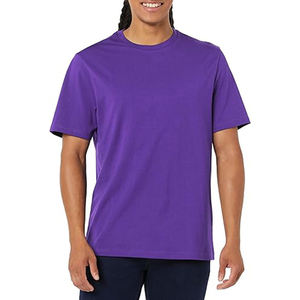T-shirts d'été décontractés personnalisés pour hommes Logo OEM à séchage rapide Polyester Coton tissé Numérique Solide Vierge Vente à chaud Nouveau Style - Product Image 1