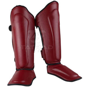 Protector de Espinilla de Cuero para Boxeo y MMA de Alta Calidad, Último Diseño, Protección Profesional, Opciones Personalizables, Impresión Personalizada, Servicio OEM - Product Image 2