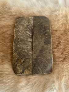 Poignées de couteau en corne de buffle noire naturelle à 100 % de qualité supérieure avec plaque de frappe blanche de qualité supérieure - Product Image 2