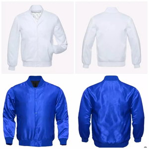 Personalizado para hombre Casual Letterman estilo Varsity Chaquetas Chaqueta para los hombres de invierno Stand Collar mangas de cuero frente Logo Mega Empire - Product Image 6