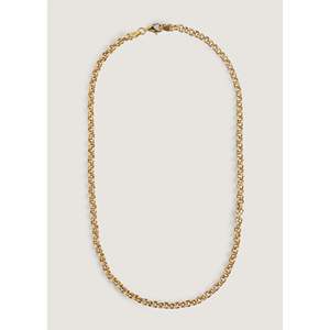 Collar de Cadena Matis Rolo, Chapado en Oro de 14k/18k, Rodio/Oro Rosa, con Diamantes/Perlas como Piedra Principal, Religioso, para Regalo de Boda - Product Image 1