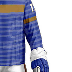 ชุดยูนิฟอร์มฮอกกี้น้ำแข็งคุณภาพพรีเมียม ระบายอากาศได้ดี ออกแบบได้ตามต้องการ ทนทาน ผลิตจากผ้าโพลีเอสเตอร์ 100% ป้องกันแบคทีเรีย แห้งเร็ว - Product Image 4