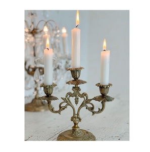Ornate Metal <b>Candelabra</b> with Classic Finish Perfect for Weddings Events and Stylish Home Candle Display - Product Image 5