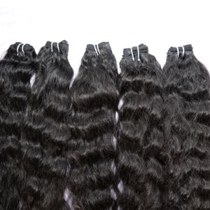 มัดผมมนุษย์เป็นลอนธรรมชาติผมมนุษย์ไม่ผ่านการทำ100% ต่อผมมนุษย์แท้ - Product Image 3