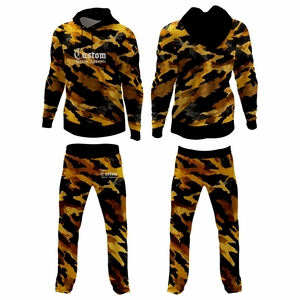 Custom Heavy Weight Winter Streetwear Premium Quality Custom Size <b>Men's</b> Sublimation Tracksuit Plus Size Hoodie & Jogger <b>Pant</b> - Product Image 1