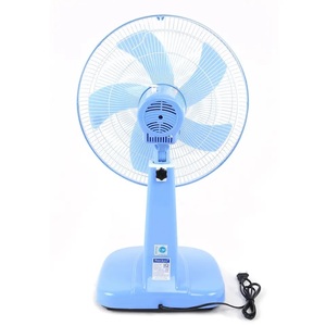 Ventilateur d'intérieur moderne de 16 pouces 45W 220V Table d'extérieur à commande mécanique électrique en plastique multicolore de style classique - Product Image 4